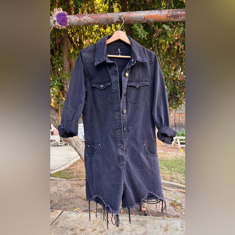 Insane Gene Black Cowboy Romper